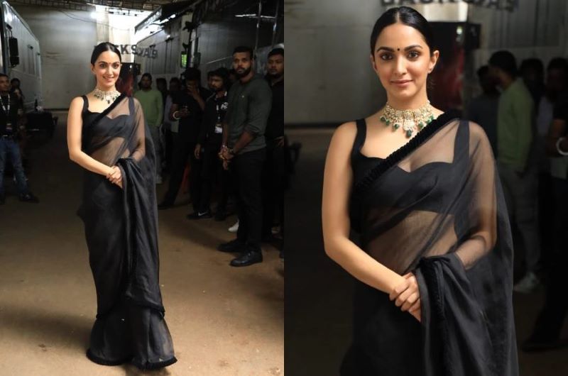 Budget Friendly Black Saree Inspiration Get Kiara Advanis Look