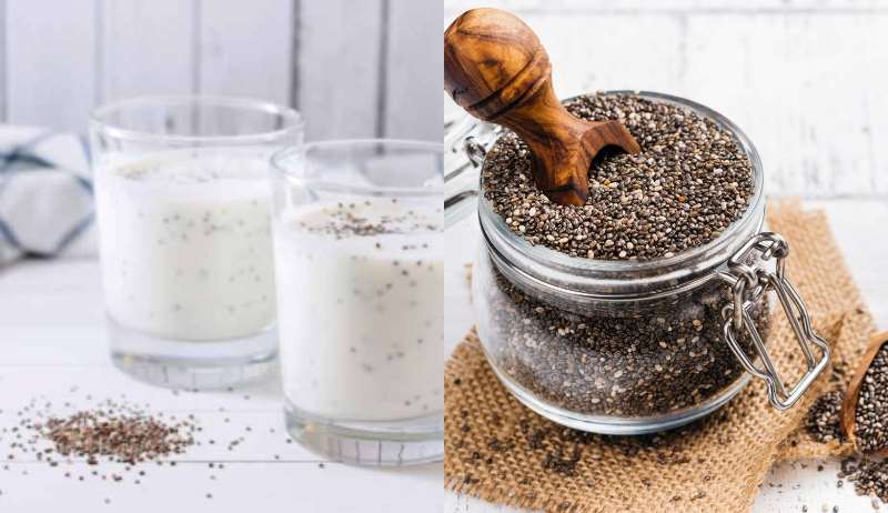 Chia seeds with buttermilk for weight loss