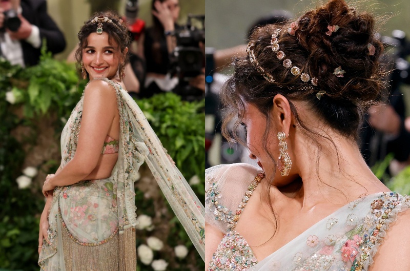 Alia Bhatt In Saree Looks Magical At MET Gala 2024