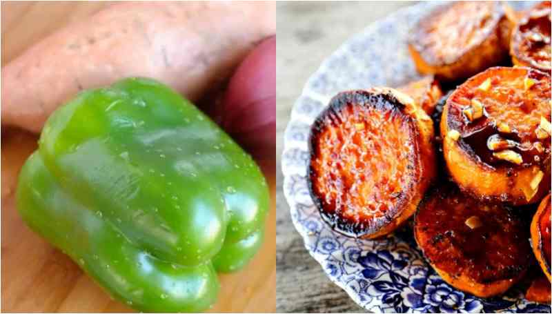 Capsicum and sweet potato should not be kept in the fridge