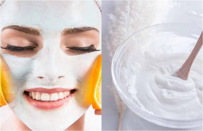 Rice water skin brightening face pack