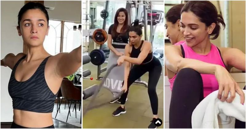 Bollywood actresses finding time to exercise