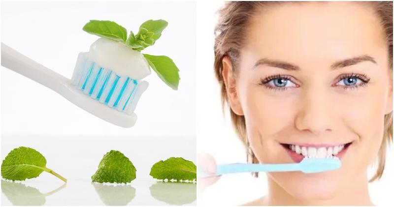 Brushing with mint toothpaste for weight loss