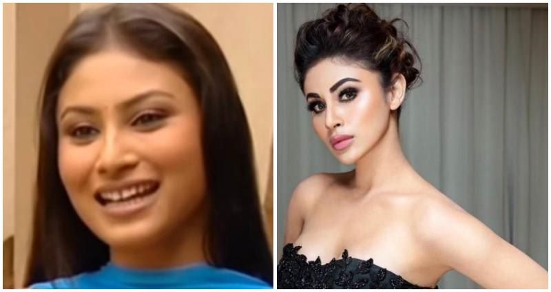 Mouni Roy Before and After pictures